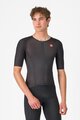 CASTELLI Rövid ujjú kerékpáros mez - FREE SPEED 3 RACE TOP - fekete