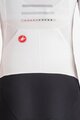 CASTELLI Kerékpáros overall - FREE SANREMO 3 W SUIT SHORT SLEEVE - fehér/ezüst/fekete