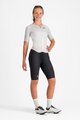CASTELLI Kerékpáros overall - FREE SANREMO 3 W SUIT SHORT SLEEVE - fehér/ezüst/fekete