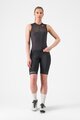 CASTELLI Ujjatlan kerékpáros mez - FREE SPEED 3 W TOP - fekete