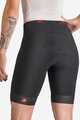 CASTELLI Rövid kerékpáros nadrág kantár nélkül - TRI W SHORT - fekete
