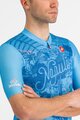 CASTELLI Rövid ujjú kerékpáros mez - #GIRO107 NAPOLI - kék