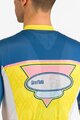 CASTELLI Rövid ujjú kerékpáros mez - #GIRO107 OROPA - sárga/kék
