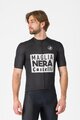 CASTELLI Rövid ujjú kerékpáros mez - VINTAGE GIRO D´ITALIA - fekete