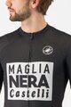 CASTELLI Rövid ujjú kerékpáros mez - VINTAGE GIRO D´ITALIA - fekete