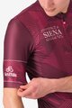 CASTELLI Rövid ujjú kerékpáros mez - GIRO SIENA - bordó