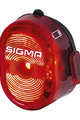 SIGMA SPORT hátsó lámpa - NUGGET II - piros/fekete