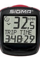 SIGMA SPORT tachométer - 1200 BASELINE 015 - piros/fekete