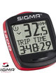 SIGMA SPORT tachométer - 1200 BASELINE 015 - piros/fekete