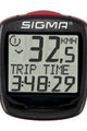 SIGMA SPORT tachométer - BC 1200 - piros/fekete