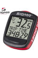 SIGMA SPORT tachométer - BC 1200 - piros/fekete