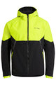 VAUDE Kerékpáros szélálló dzseki - QIMSA SOFTSHELL - fekete/sárga