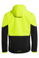 VAUDE Kerékpáros szélálló dzseki - QIMSA SOFTSHELL - fekete/sárga