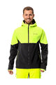VAUDE Kerékpáros szélálló dzseki - QIMSA SOFTSHELL - fekete/sárga