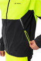 VAUDE Kerékpáros szélálló dzseki - QIMSA SOFTSHELL - fekete/sárga