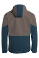 VAUDE Kerékpáros szélálló dzseki - QIMSA SOFTSHELL - barna/kék