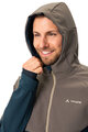VAUDE Kerékpáros szélálló dzseki - QIMSA SOFTSHELL - barna/kék