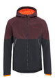VAUDE Kerékpáros szélálló dzseki - QIMSA SOFTSHELL - bordó/fekete