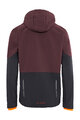 VAUDE Kerékpáros szélálló dzseki - QIMSA SOFTSHELL - bordó/fekete