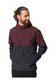 VAUDE Kerékpáros szélálló dzseki - QIMSA SOFTSHELL - bordó/fekete