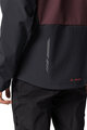 VAUDE Kerékpáros szélálló dzseki - QIMSA SOFTSHELL - bordó/fekete