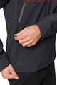 VAUDE Kerékpáros szélálló dzseki - QIMSA SOFTSHELL - bordó/fekete