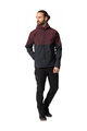 VAUDE Kerékpáros szélálló dzseki - QIMSA SOFTSHELL - bordó/fekete