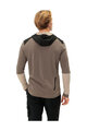 VAUDE póló - QIMSA HOODY - barna/fekete