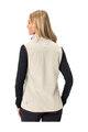 VAUDE Kerékpáros mellény - ROSEMOOR FLEECE - elefántcsont/sárga