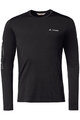 VAUDE Hosszú ujjú kerékpáros póló - MONVISO MERINO - fekete