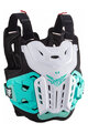 LEATT hát- és mellkasvédő - CHEST PROTECTOR 4.5 WOMEN - fekete/fehér/zöld