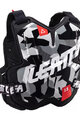 LEATT hát- és mellkasvédő - CHEST PROTECTOR 1.5 TORQUE - fekete/fehér/piros