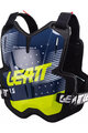 LEATT hát- és mellkasvédő - CHEST PROTECTOR 1.5 TORQUE - fekete/kék/sárga