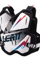 LEATT hát- és mellkasvédő - CHEST PROTECTOR 1.5 TORQUE - fekete/fehér