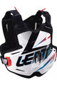 LEATT hát- és mellkasvédő - CHEST PROTECTOR 1.5 TORQUE - fekete/fehér