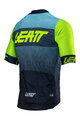 LEATT Rövid ujjú kerékpáros mez - MTB ENDURANCE 6.0 - zöld/kék