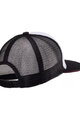 LEATT Kerékpáros sapka - TRUCKER - fekete/fehér