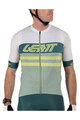 LEATT Rövid ujjú kerékpáros mez - MTB ENDURANCE 6.0 - zöld/szürke
