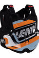 LEATT hát- és mellkasvédő - CHEST PROTECTOR TORQUE 1.5 - fekete/narancssárga