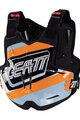 LEATT hát- és mellkasvédő - CHEST PROTECTOR TORQUE 1.5 - fekete/narancssárga