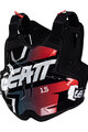 LEATT hát- és mellkasvédő - CHEST PROTECTOR TORQUE 1.5 - fekete/piros