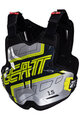 LEATT hát- és mellkasvédő - CHEST PROTECTOR TORQUE 1.5 - fekete/sárga