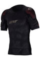 LEATT hát- és mellkasvédő - SHOULDER TEE 3DF AIRFIT LITE EVO - fekete