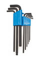 PARK TOOL kulcskészlet - SET ALLEN WRENCHES PT-HXS-1-2 - kék/fekete