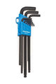 PARK TOOL kulcskészlet - SET ALLEN WRENCHES PT-HXS-1-2 - kék/fekete