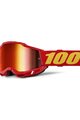 100% SPEEDLAB Kerékpáros szemüveg - ACCURI 2 - piros/sárga