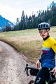 ALÉ Hosszú ujjú kerékpáros mez - CHAOS OFF ROAD - GRAVEL - kék/sárga