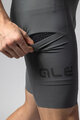 ALÉ Rövid kerékpáros nadrág kantárral - GRAVEL-PRO OFF ROAD - GRAVEL - zöld