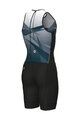 ALÉ Kerékpáros overall - HORIZON TRIATHLON - fehér/kék/fekete