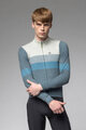 ALÉ Hosszú ujjú kerékpáros mez - WOOL LINE - kék/szürke
